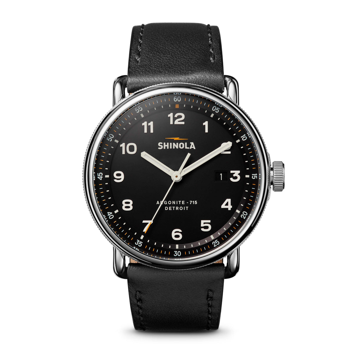 Shinola Canfield C56 Black/Black 43mm Quartz Watch