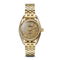 Shinola Derby PVD Gold Stainless Steel/Petoskey 30.5mm Quartz Watch