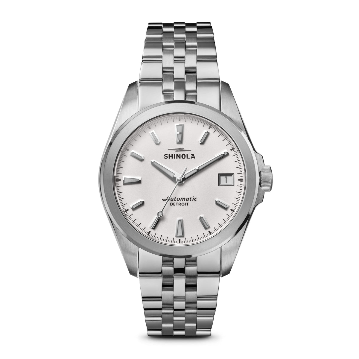 Shinola Monster Circadian Stainless Steel/Alabaster 36mm Automatic Watch