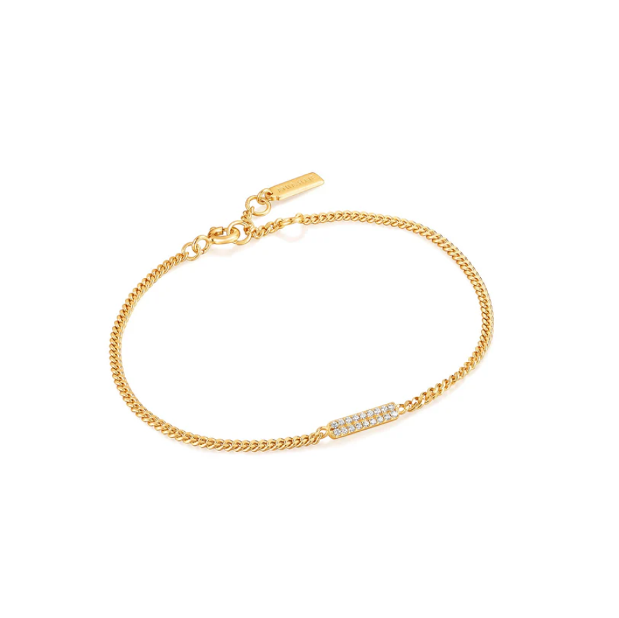 Ania Haie 14Kt Gold Overlay Glam Bar Bracelet