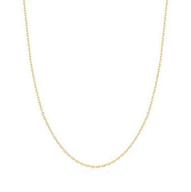 Ania Haie Gold Overlay Mini Link Charm Chain Necklace