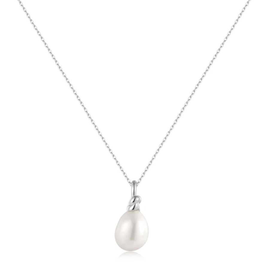 Ania Haie Sterling Silver Freshwater Pearl Pendant Necklace