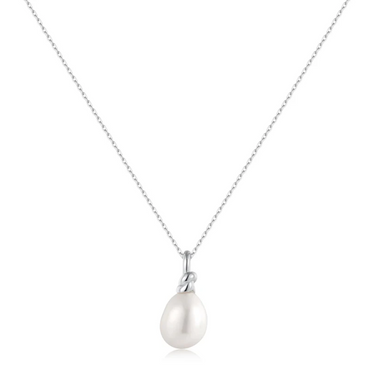 Ania Haie Sterling Silver Freshwater Pearl Pendant Necklace