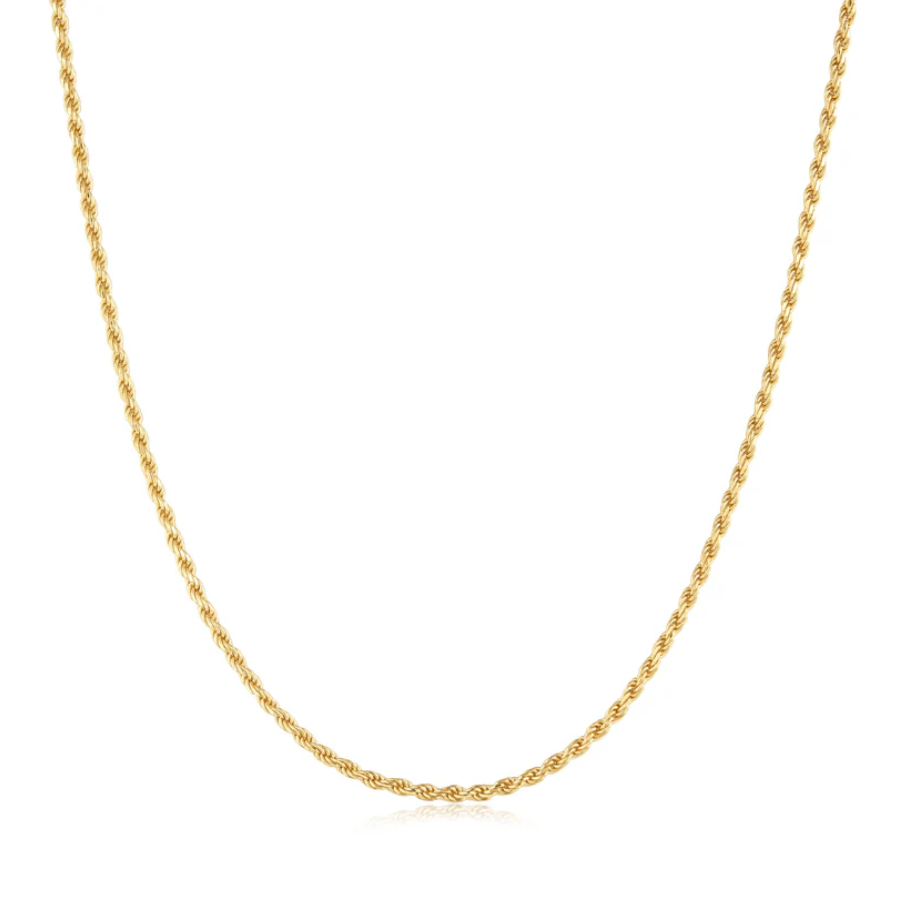 Ania Haie Gold Overlay Rope Twist Chain Necklace