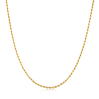Ania Haie Gold Overlay Rope Twist Chain Necklace