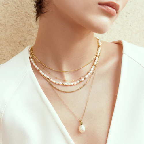 Ania Haie Gold Overlay Rope Twist Chain Necklace
