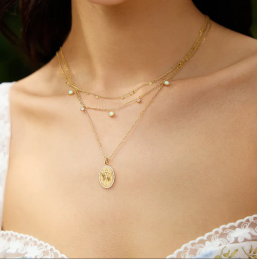 Ania Haie 14Kt Gold Overlay Butterfly Pendant Necklace