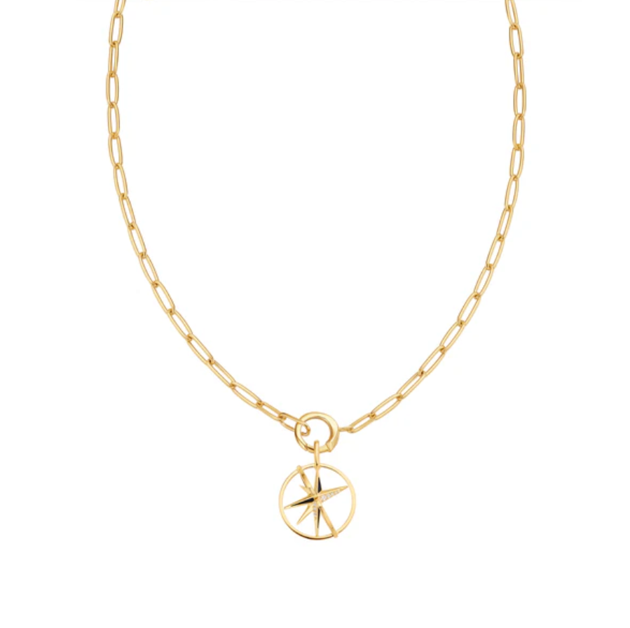 Ania Haie Gold Star Circle Charm