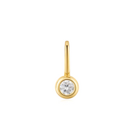 Ania Haie Gold Overlay Bezel Set Charm