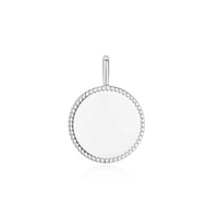 Ania Haie 15mm Disc Charm in Sterling Silver