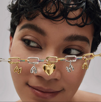 Ania Haie Gold Overlay Dome Heart Charm