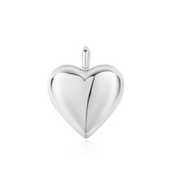 Ania Haie Domed Heart Charm in Sterling Silver