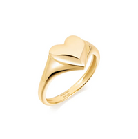 Ania Haie Gold Overaly Love Signet Heart Ring