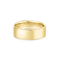 Ania Haie 14kt Gold Overlay 6mm Smooth Band