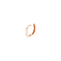 14Kt Rose Gold Petite Round Hoop Earrings