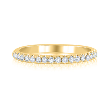 14Kt Yellow Gold Galaxy 0.25cttw Natural Diamond Anniversary Band