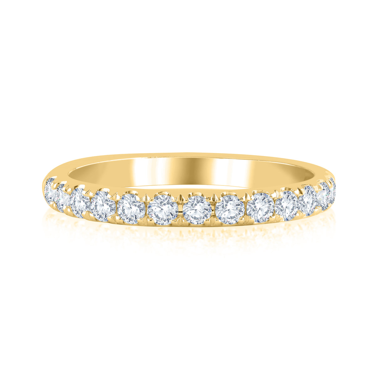 14Kt Yellow Gold Galaxy Ring With .50cttw Natural Diamonds