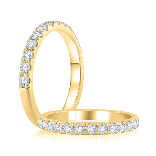 14Kt Yellow Gold Galaxy Ring With .50cttw Natural Diamonds