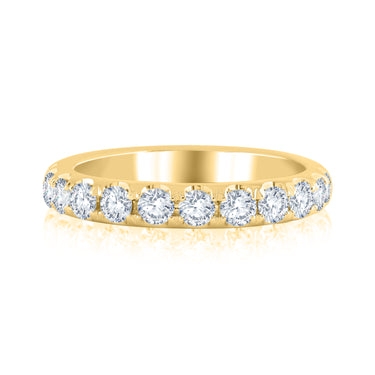 14Kt Yellow Gold Galaxy 0.75cttw Diamond Anniversary Band