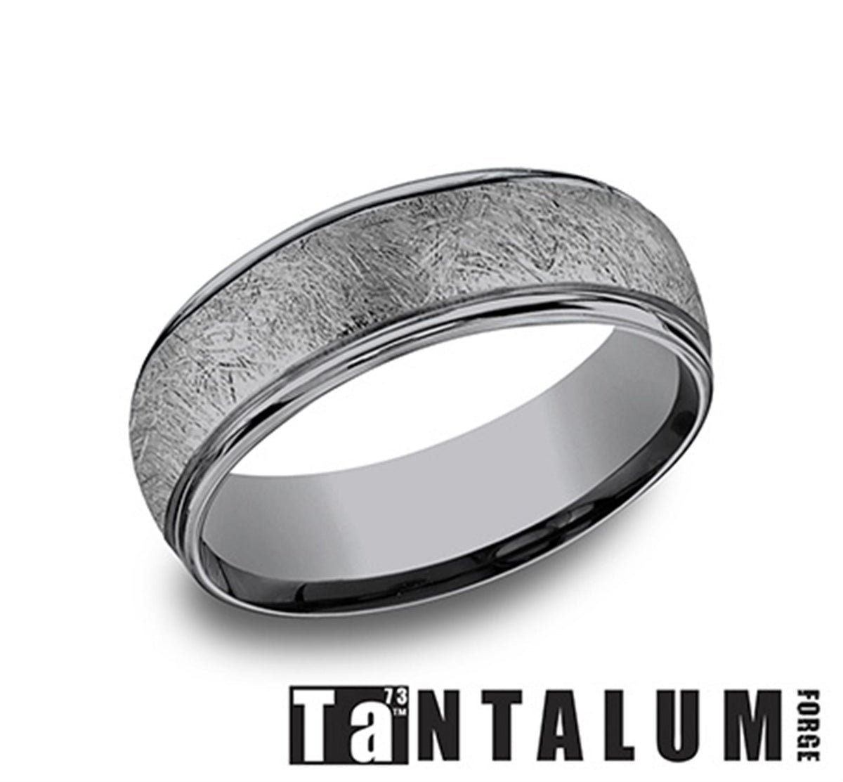 Tantalum Band With Wire Finish