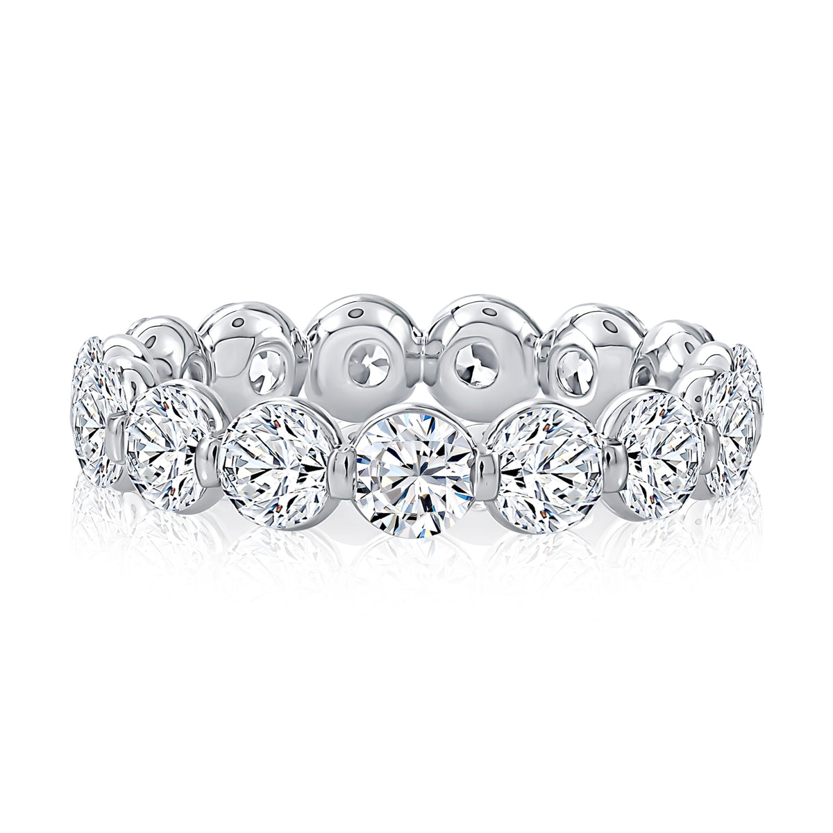 A.Jaffe Lotus Collection 4.95cttw Eternity Band