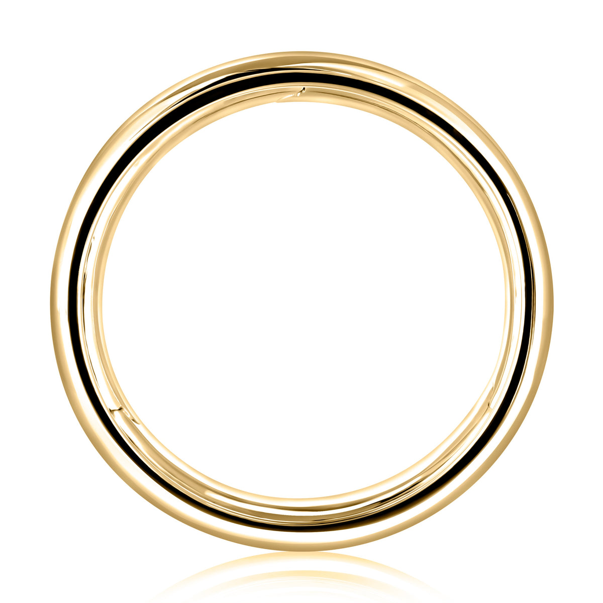 A. Jaffe Expandable 7mm Satin Center High Polish Beveled Edges Men's Band in 14K Yellow Gold