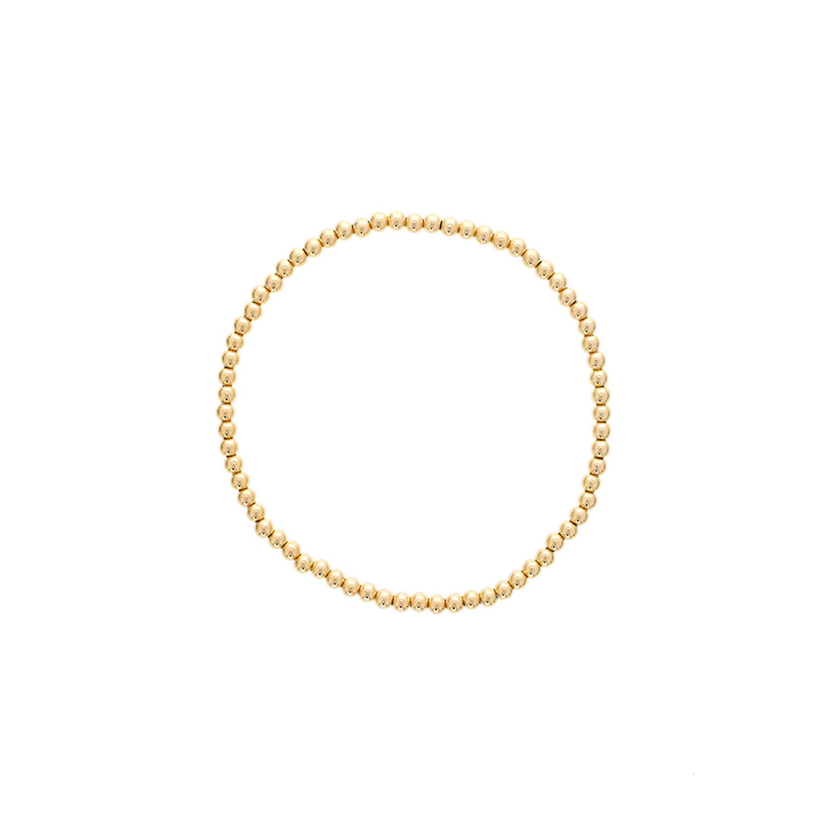 Gold Filled Yellow Gold Bead Bracelet