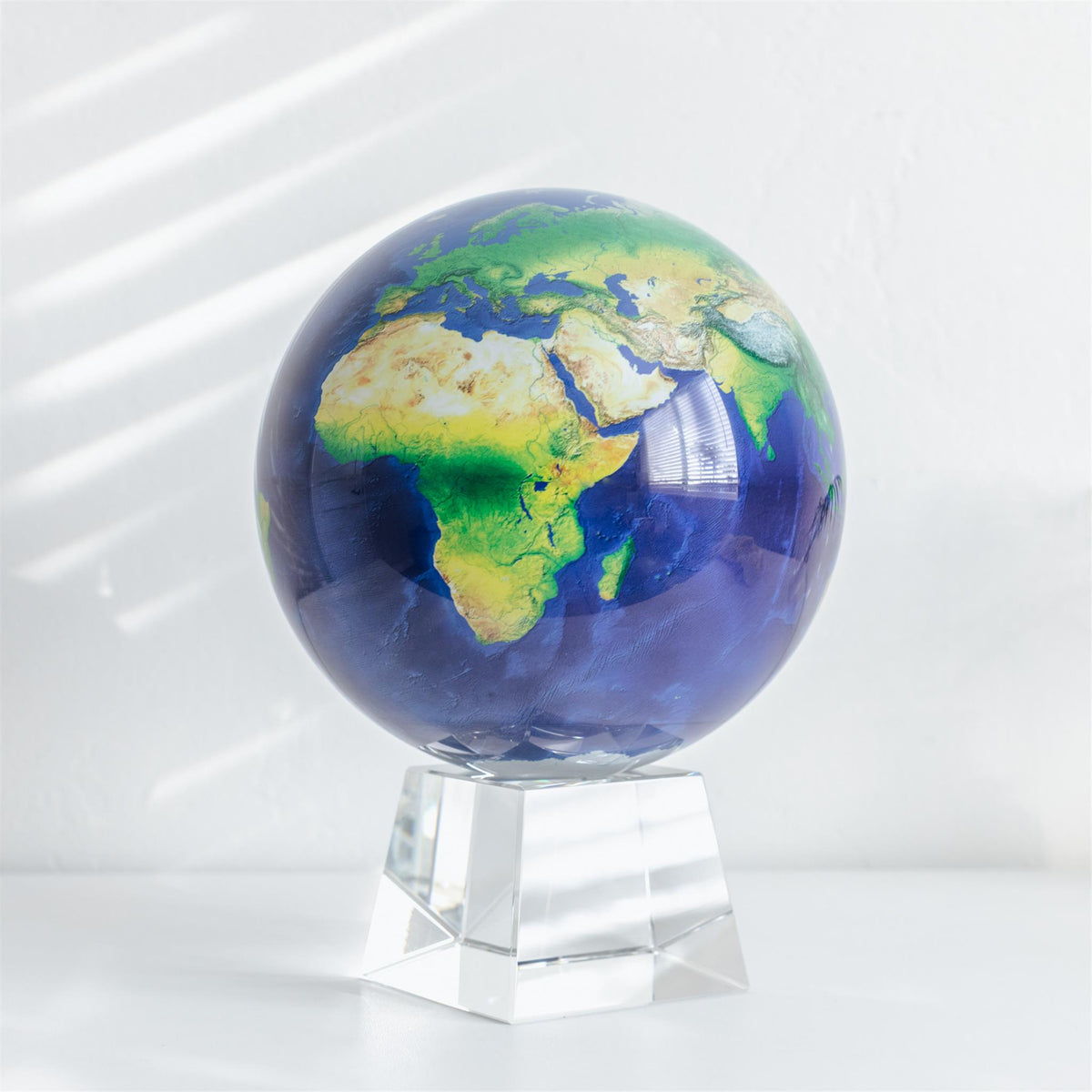 MOVA 8.5 Satellite View Of Natural Earth Globe with Acrylic Base
