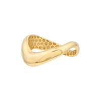 14Kt Yellow Gold Swirl Band Ring