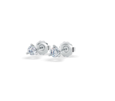 White Gold 14Kt Classic Stud Earrings Diamond Stud Earrings With .30cttw Round Diamonds (I/J-SI1)