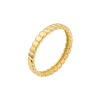 14Kt Yellow Gold Skinny Tag Band