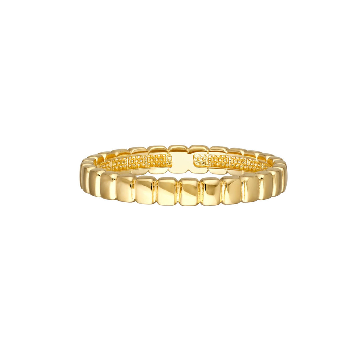 14Kt Yellow Gold Skinny Tag Band