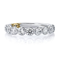 A.Jaffe Lotus Collection Shared Prong 1.35cttw Diamond Wedding Band