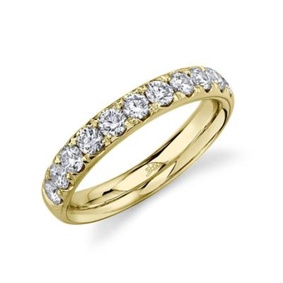 14Kt Yellow Gold Galaxy Ring With 1.00cttw Natural Diamonds