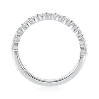 A.Jaffe Shared Prong 0.39cttw Diamond Anniversary Band in 14K White Gold