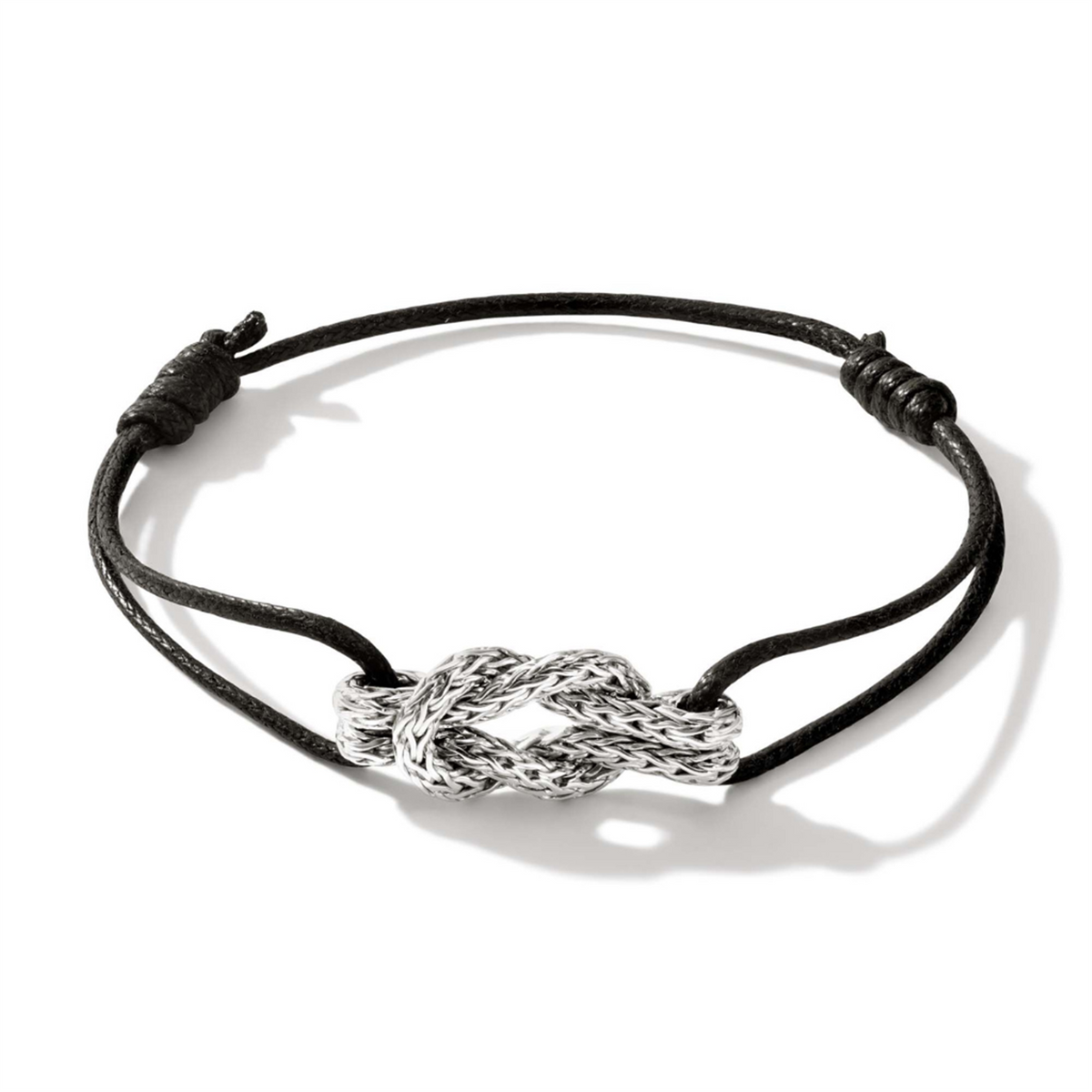 John Hardy Silver Love Knot MiniCord Bracelet