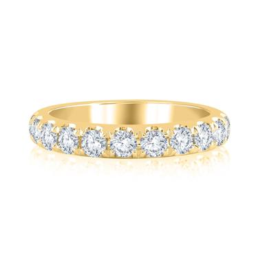 14Kt Yellow Gold Galaxy 1.00cttw Diamond Anniversary Band