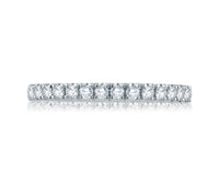 A.Jaffe Classic 0.15cttw Diamond Anniversary Band in 14Kt White Gold