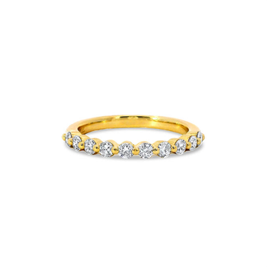 14Kt Yellow Gold Vanessa 0.75cttw Natural Diamond Anniversary Band