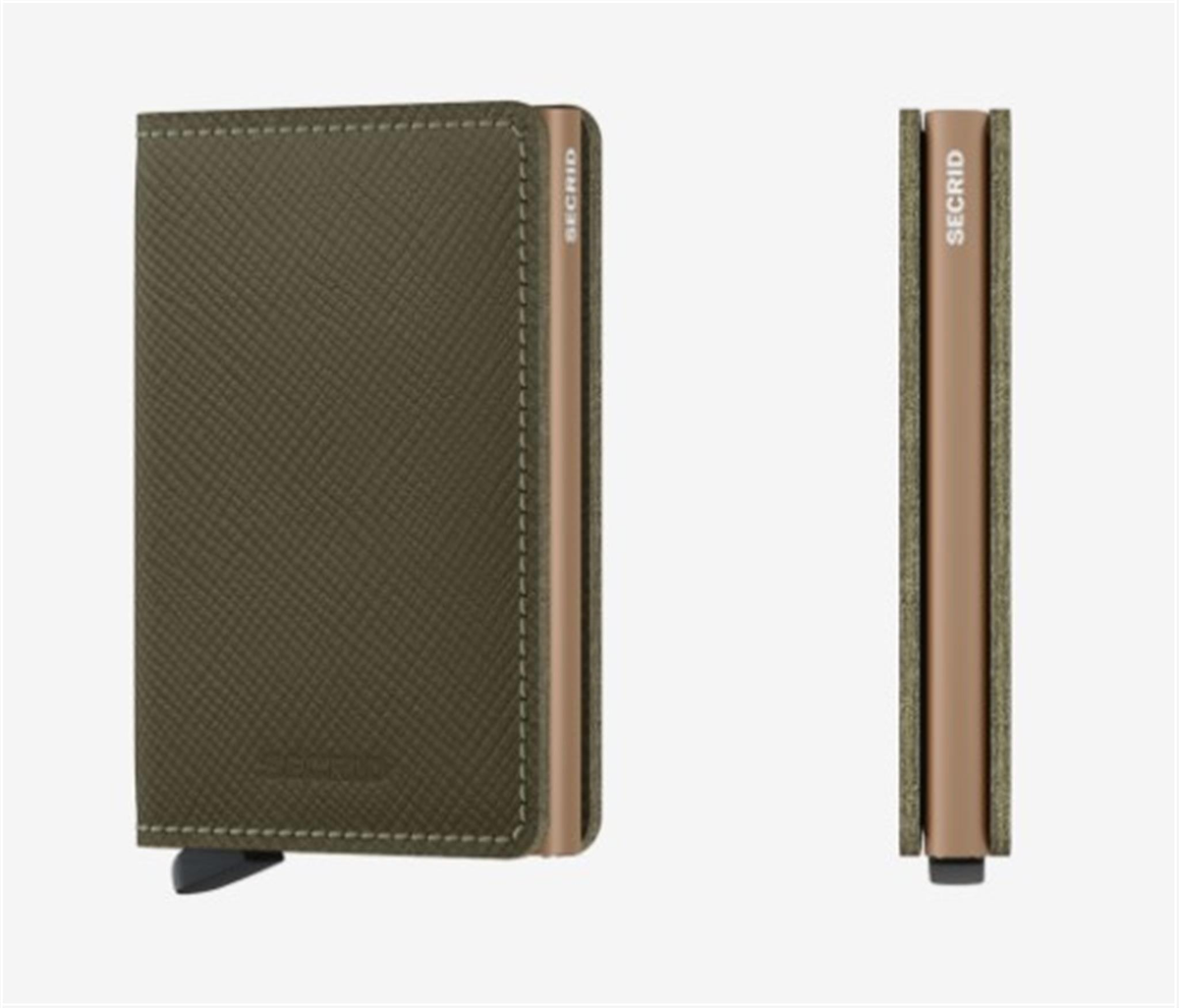 Secrid Slimwallet - Saffiano Olive