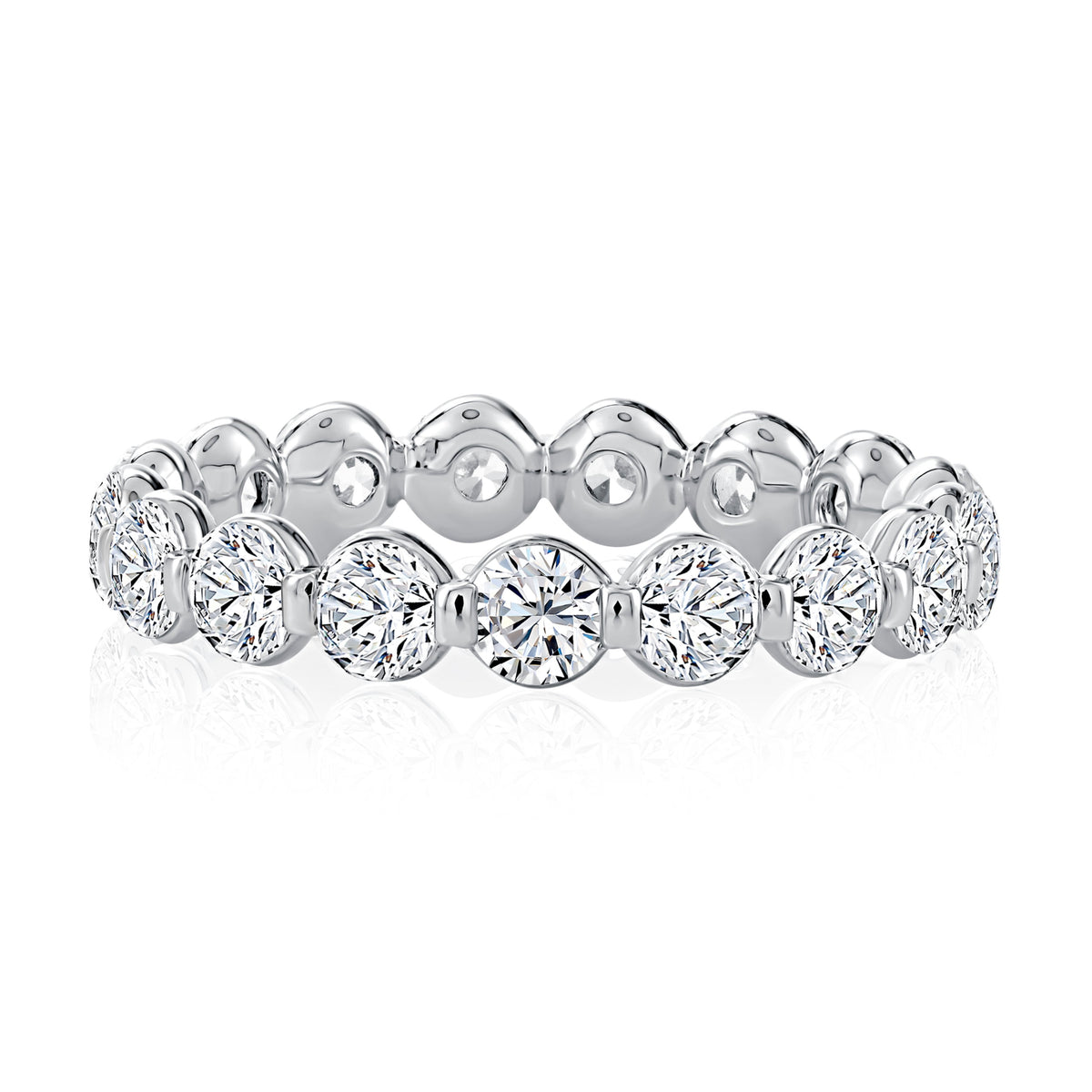 A.Jaffe Lotus Collection 2.55ctw Diamond Eternity Wedding Band