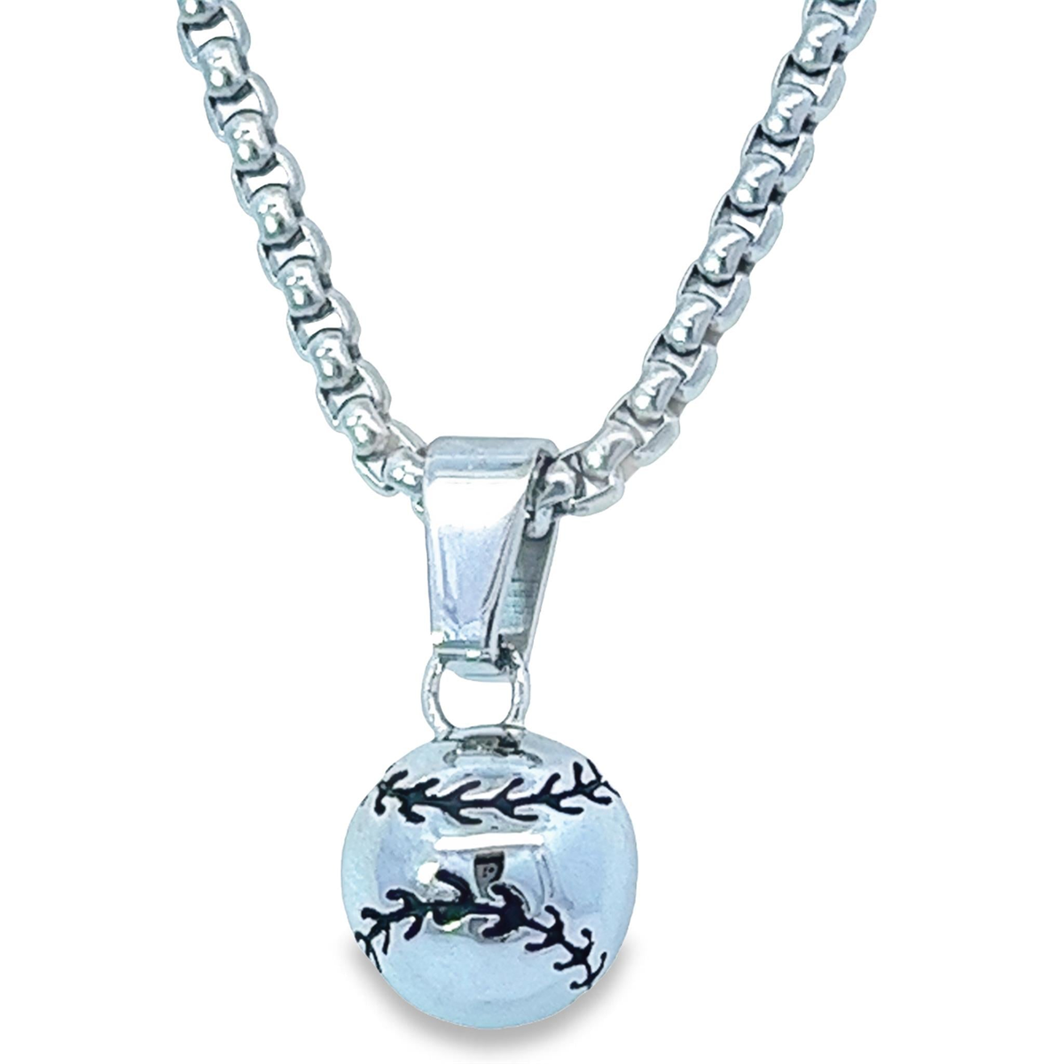 Italgem Stainless Steel Baseball Pendant