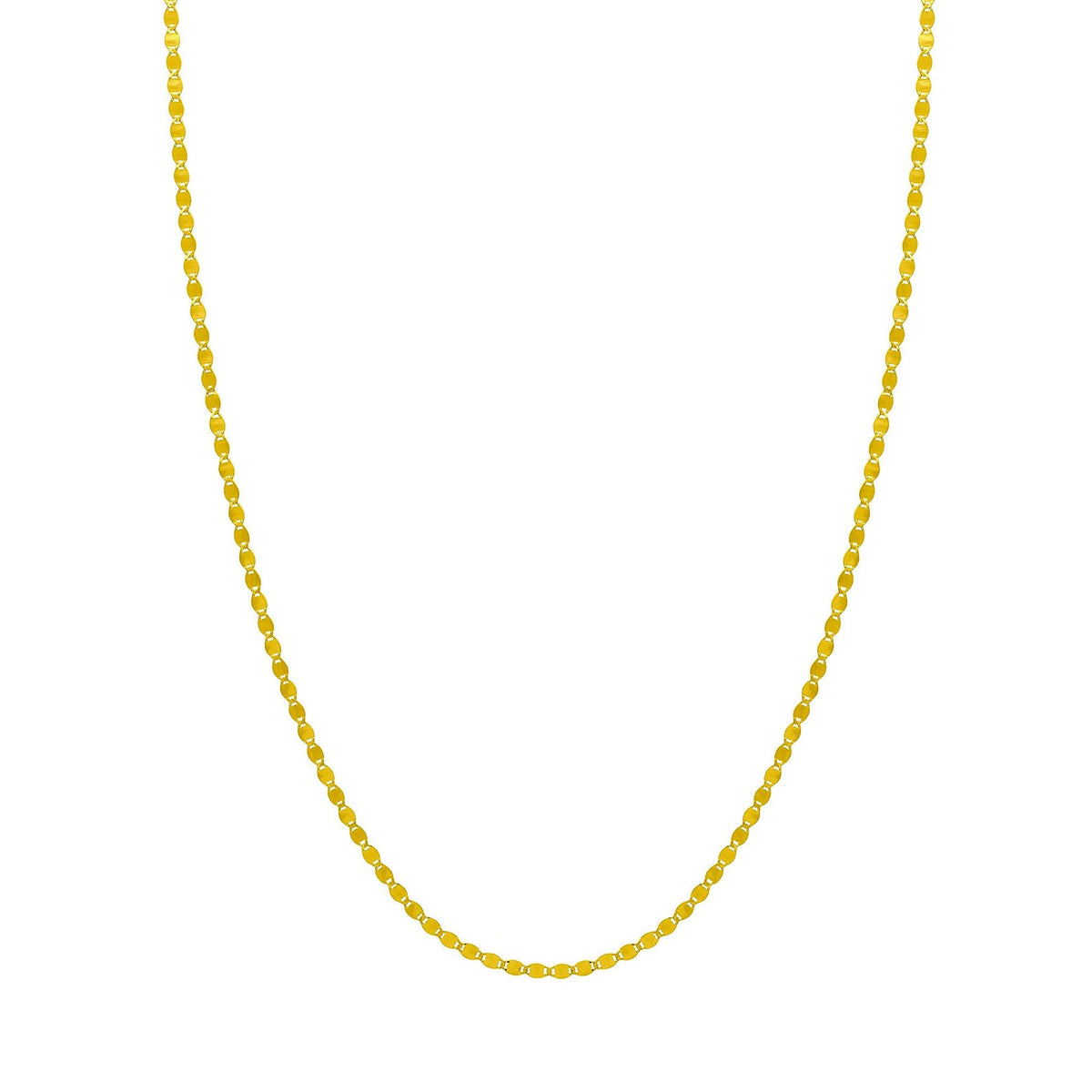 36" 14K Yellow Gold 2.7mm Valentino Chain