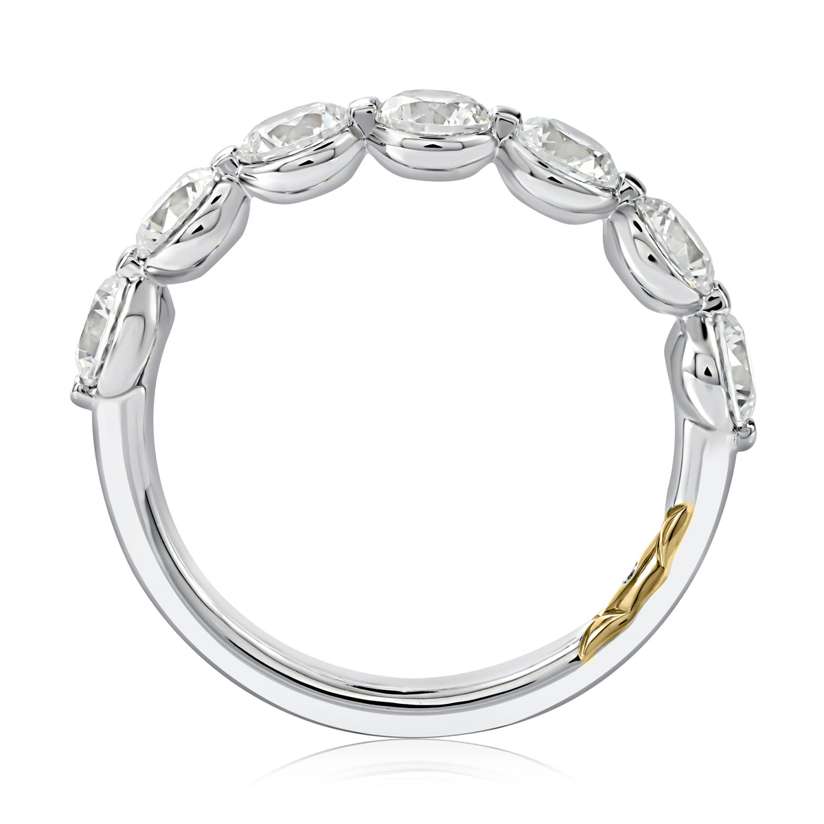 A. Jaffe Lotus Collection Semi-Eternity 2.31ctw Diamond Anniversary Band