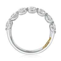 A. Jaffe Lotus Collection Semi-Eternity 2.31ctw Diamond Anniversary Band