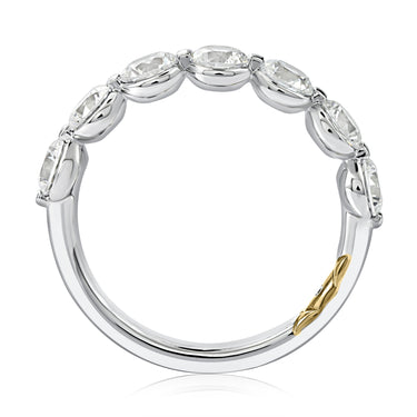 A. Jaffe Lotus Collection Semi-Eternity 2.31ctw Diamond Anniversary Band