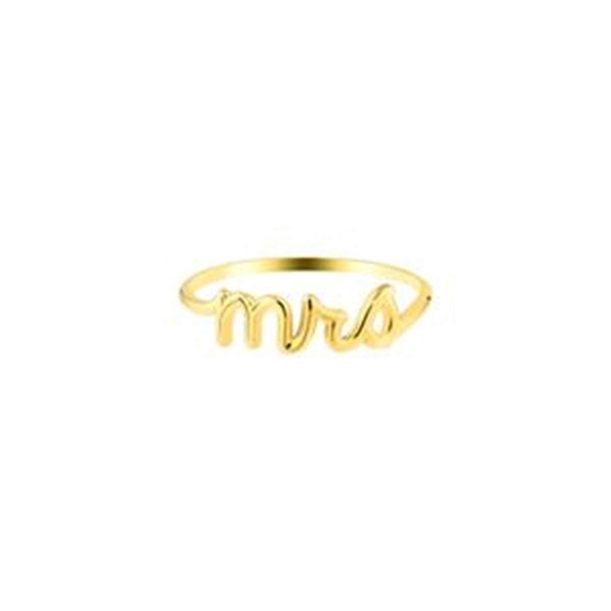 14Kt Yellow Gold Mrs. Ring