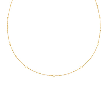 Ania Haie 14Kt Gold Plated Sterling Silver Disc Station Necklace