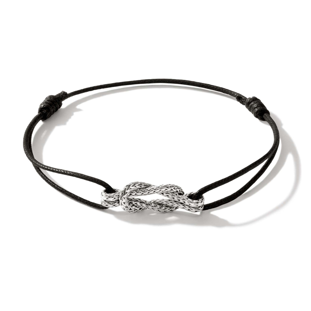 John Hardy Silver Love Knot MiniCord Bracelet