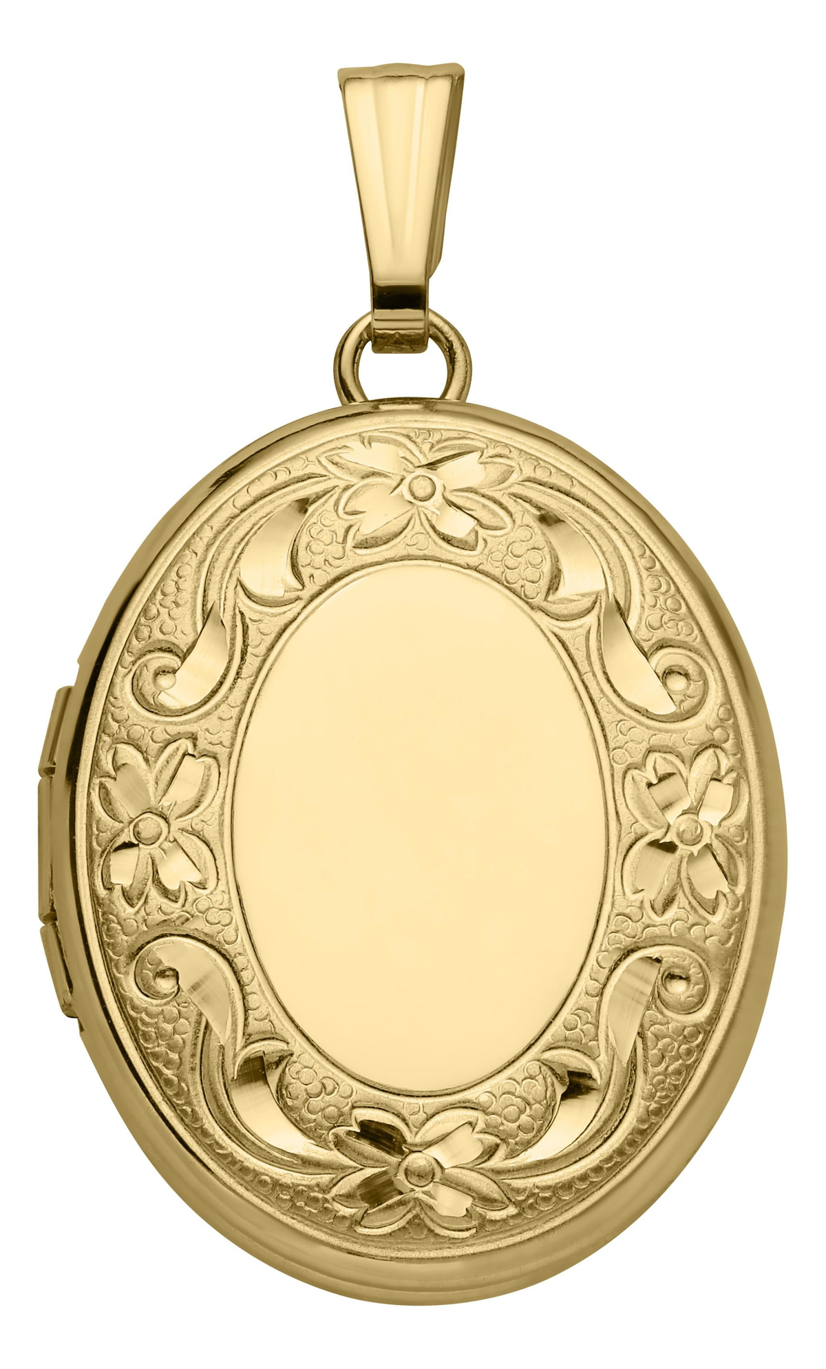 Engraved Oval Locket